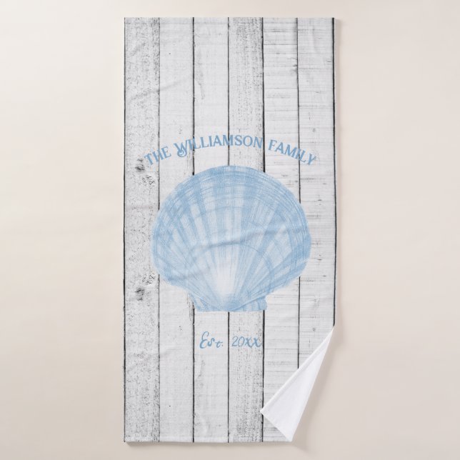 Ensemble de serviettes de bain en coquille de St J (Serviette de bain)