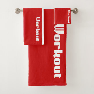 Ensemble de serviettes de bain en coton Poly Logo