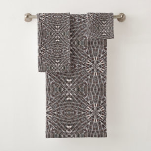 Ensemble de serviettes de bain en métal métalliq
