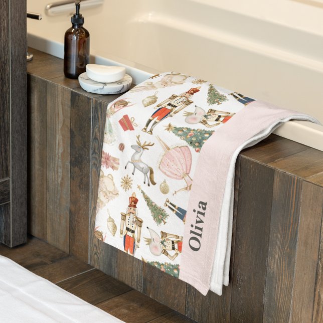 Ensemble de serviettes de bain en noisette rose (Créateur téléchargé)