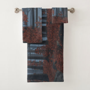 Ensemble de serviettes de bain Feuilles d'hiver