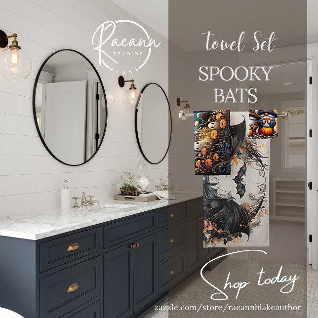 Ensemble de serviettes de bain Halloween amusant e (Créateur téléchargé)