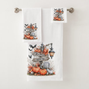 Ensemble de serviettes de bain Halloween Maison ha