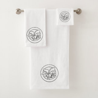 Ensemble de serviettes de bain Hawaiian Plumeria