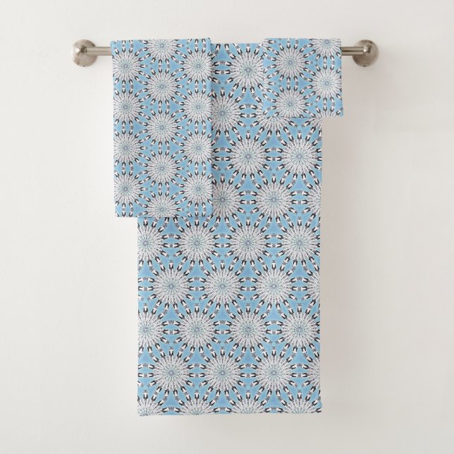 Ensemble de serviettes de bain Indigenous Bloom (En situation)