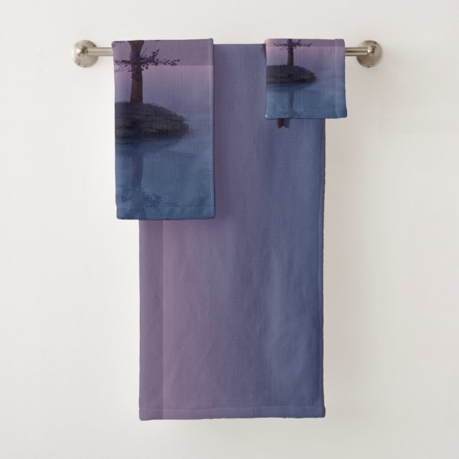 Ensemble de serviettes de bain Isle of Wanderers (En situation)