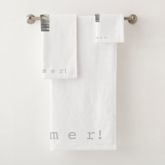 Ensemble de serviettes de bain Juego Toallon y Toa