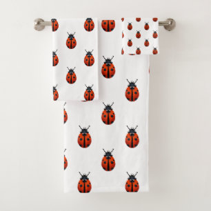 Ensemble de serviettes de bain Ladybugs