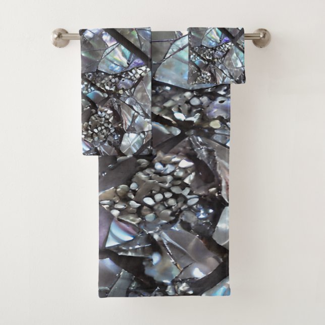 Ensemble de serviettes de bain Mère de Pearl (En situation)