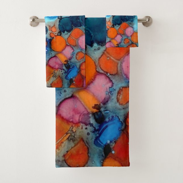 Ensemble de serviettes de bain Motifs (En situation)