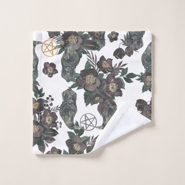 Ensemble de serviettes de bain Mystical Floral & P (Gant de toilette)