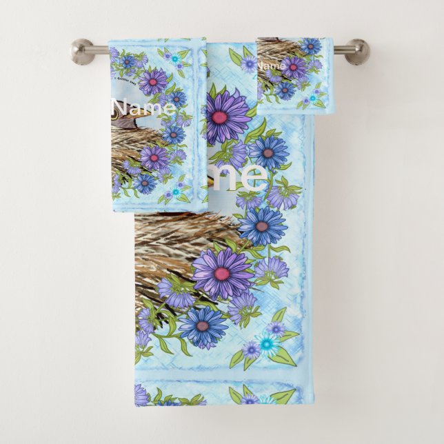 Ensemble de serviettes de bain Oiseau Dans Nid (En situation)