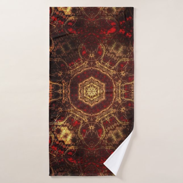Ensemble de serviettes de bain Oriental en tapis (Serviette de bain)