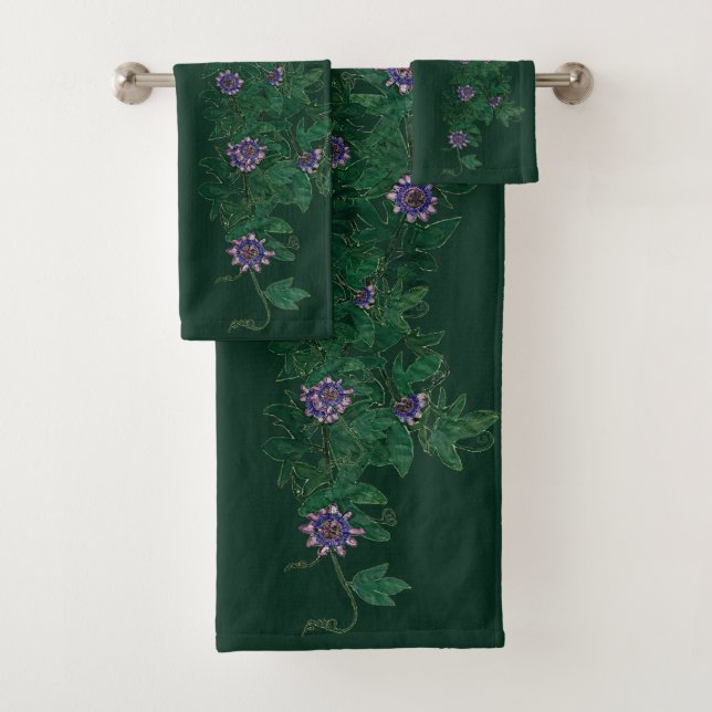Ensemble de serviettes de bain PassionVine (En situation)