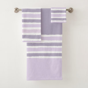 Ensemble De Serviettes De Bain Pastel Stripes