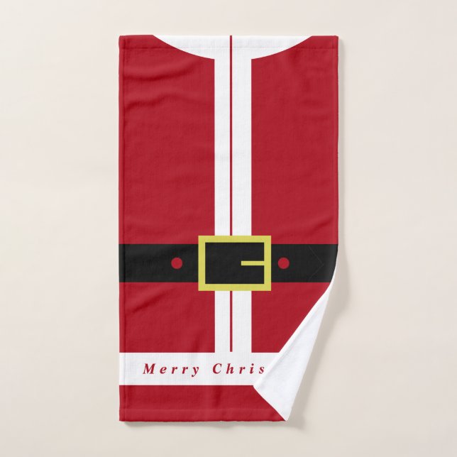 Ensemble de serviettes de bain Père Noël (Serviette à main)