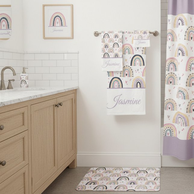 Ensemble de serviettes de bain personnalisées avec (Créateur téléchargé)