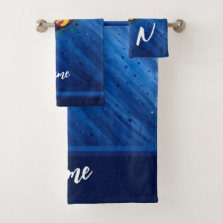 Ensemble de serviettes de bain personnalisées pour