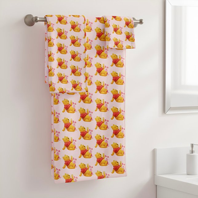 Ensemble de serviettes de bain Pooh (Créateur téléchargé)