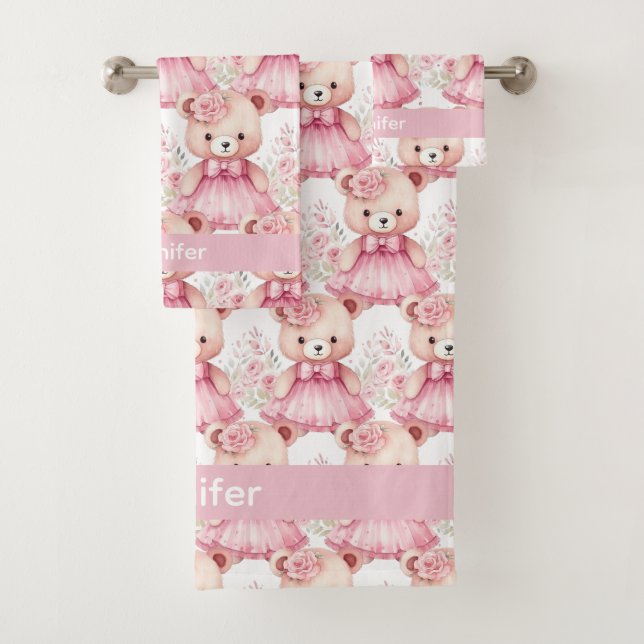 Ensemble de serviettes de bain pour bébé et tout-p (En situation)