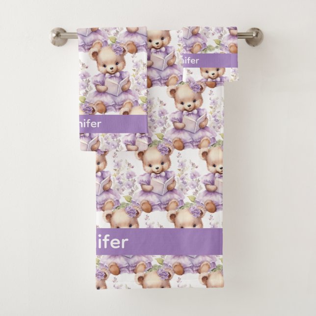Ensemble de serviettes de bain pour bébé et tout-p (En situation)