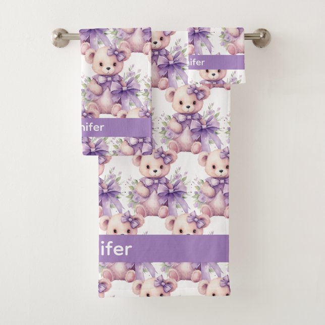 Ensemble de serviettes de bain pour bébé et tout-p (En situation)