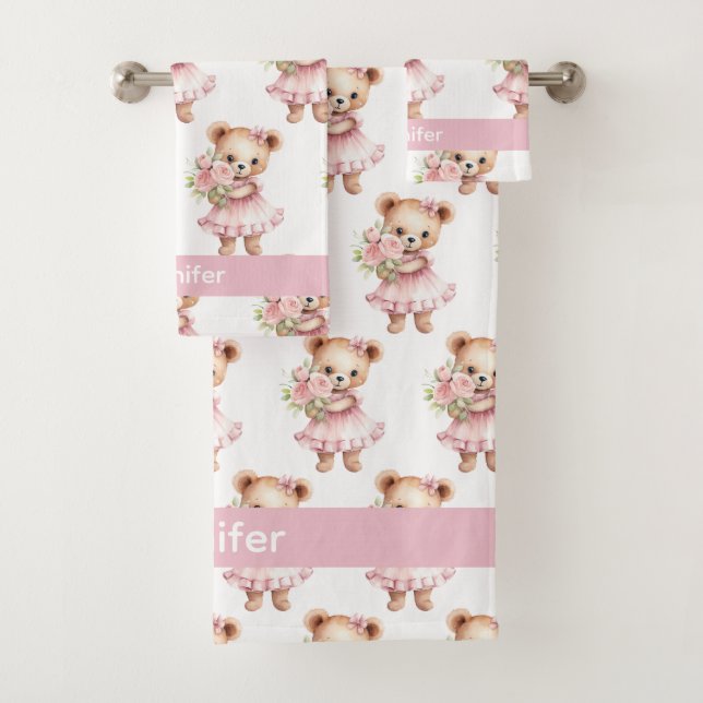 Ensemble de serviettes de bain pour bébé et tout-p (En situation)