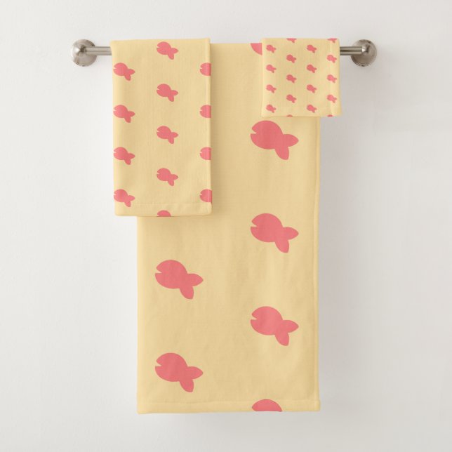 Ensemble de serviettes de bain pour enfants avec m (En situation)