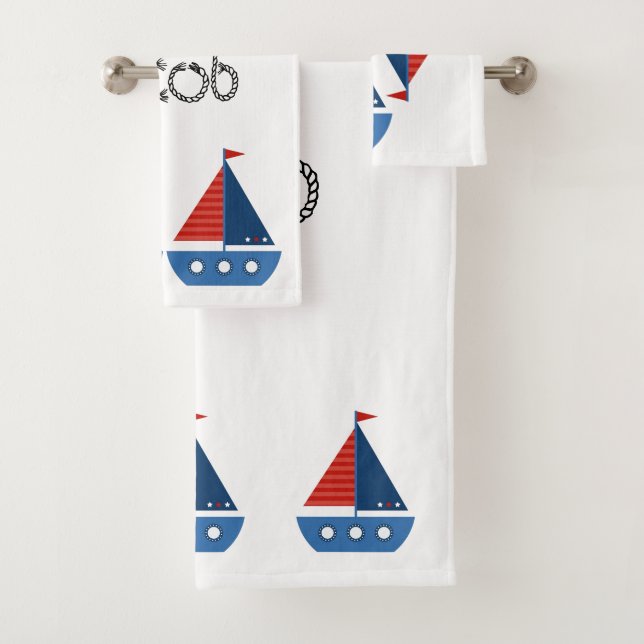 Ensemble de serviettes de bain pour enfants - Bate (En situation)