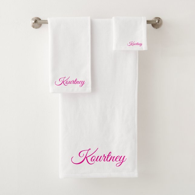 ENSEMBLE DE SERVIETTES DE BAIN POUR ENTERREMENT DE (En situation)