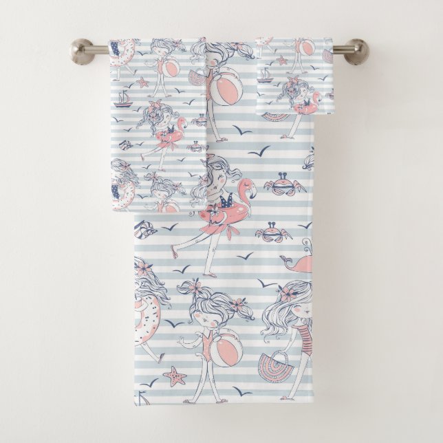 Ensemble de serviettes de bain pour les amateurs d (En situation)