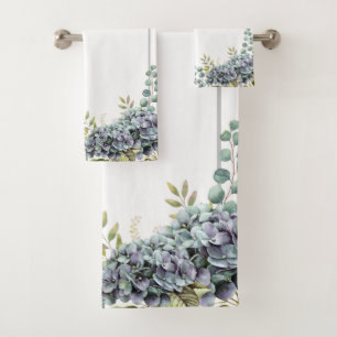 Ensemble de serviettes de bain pourri Hydrangeas E