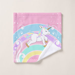 Ensemble de serviettes de bain Rainbow Unicorn