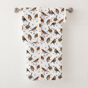 Ensemble de serviettes de bain Robin Party (choisi