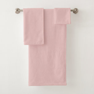 Ensemble de serviettes de bain rose clair couleur 