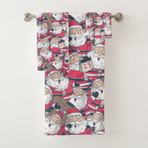 Ensemble de serviettes de bain Santa Claus