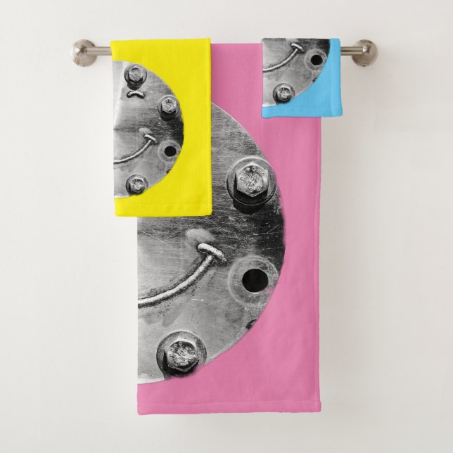 Ensemble de serviettes de bain SOURIS INDUSTRIEL - (En situation)