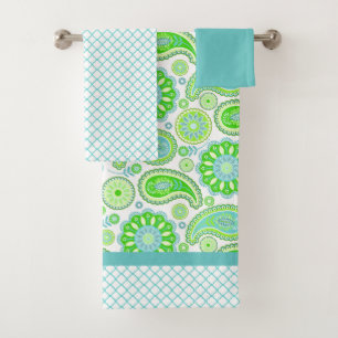 Ensemble de serviettes de bain Spring Paisley