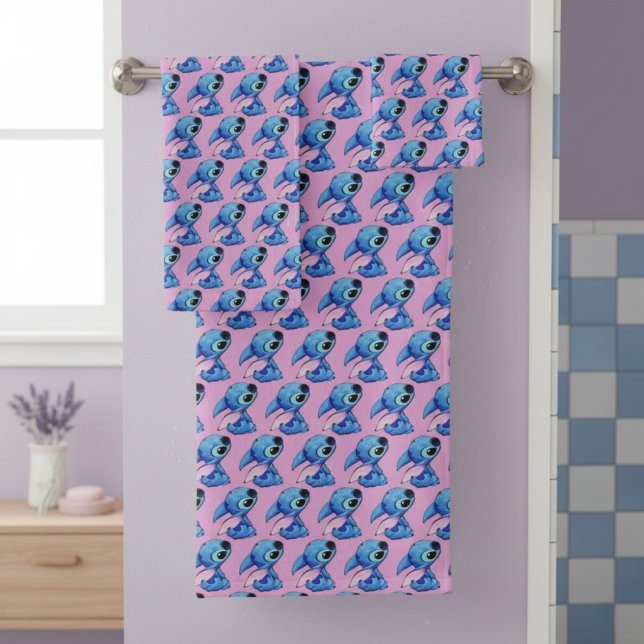 Ensemble de serviettes de bain Stitch (Créateur téléchargé)