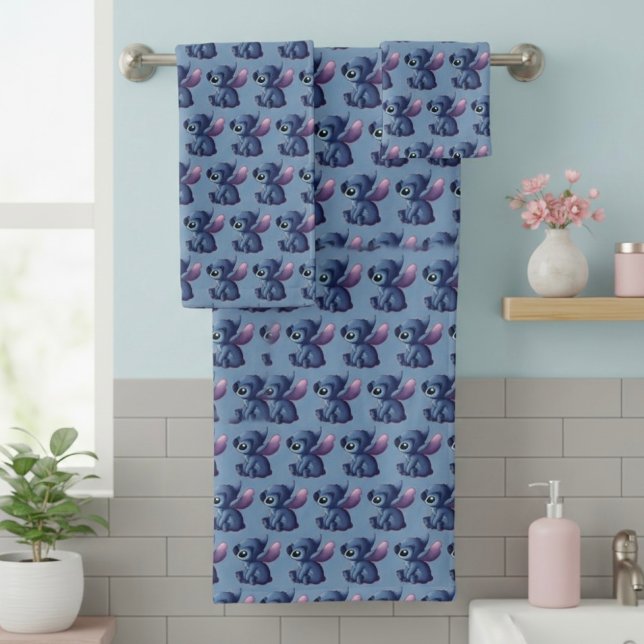 Ensemble de serviettes de bain Stitch (Créateur téléchargé)