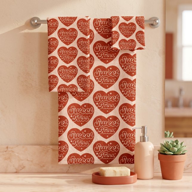 Ensemble de serviettes de bain Sweet Kiss (Créateur téléchargé)