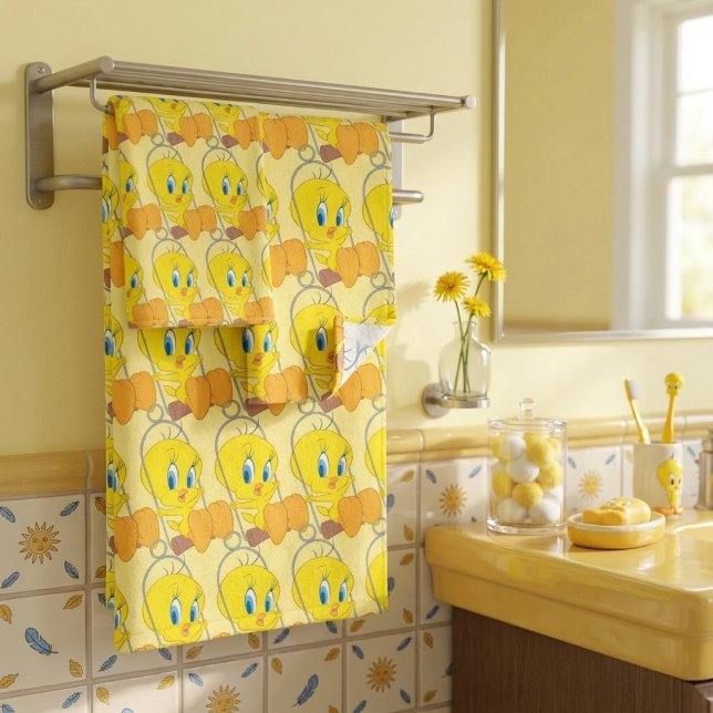 Ensemble de serviettes de bain Tweety (Créateur téléchargé)
