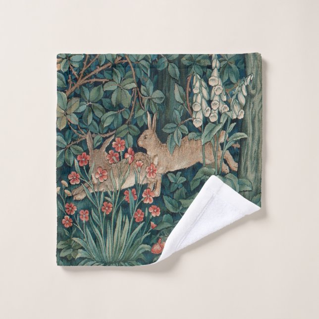Ensemble de serviettes de bain William Morris (Gant de toilette)