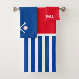 Ensemble de serviettes de base-ball
