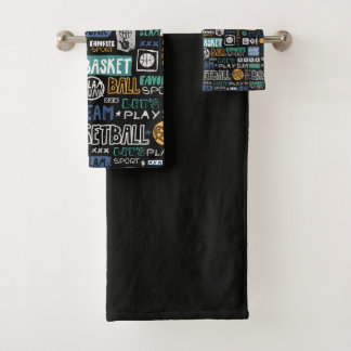Ensemble de serviettes de basket-ball