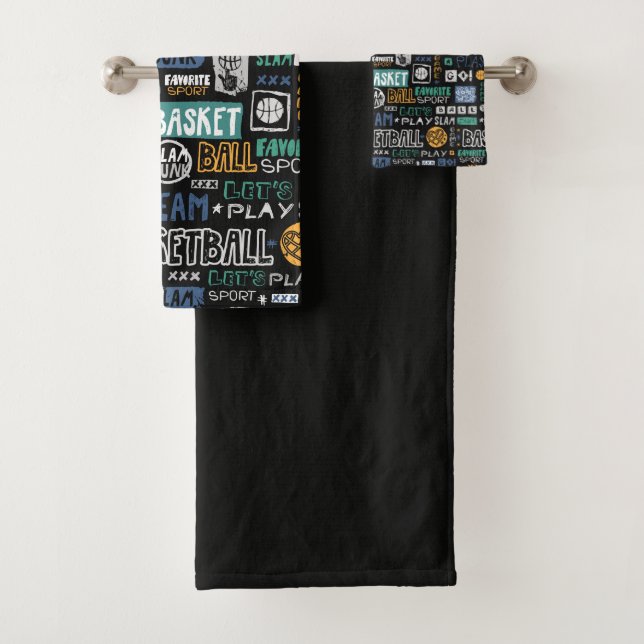 Ensemble de serviettes de basket-ball (En situation)