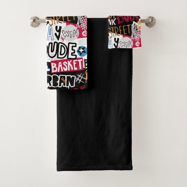 Ensemble de serviettes de basketball (En situation)