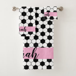 Ensemble de serviettes de football personnalisées 