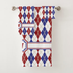 Ensemble de serviettes de Jacquard Americana