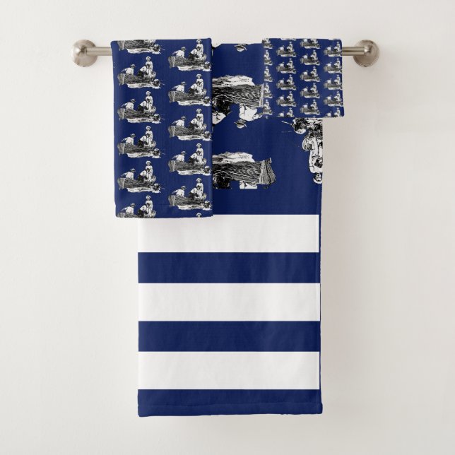 Ensemble de serviettes de plaisance (En situation)